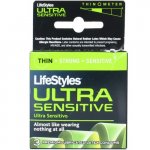 LifeStyles Ultra Sensitive Lubricated - 3 Pack Sex Toy