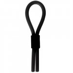 Silicone Stud Lasso - Black Sex Toy