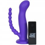 10 Function Silicone Love Rider - Double Rider - Purple Sex Toy