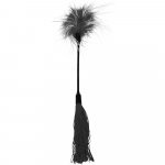 Whipper Tickler - Black/White Sex Toy Whipper Tickler - Black/White Sex Toy