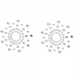 Mi Mi Nipple Covers - Silver Sex Toy